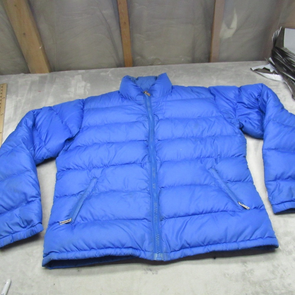 North Face Down Jacket Men Large Blue Puffer Wind… - image 1